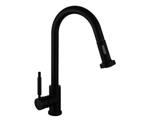 MONOCOMANDO COCINA C/ROCIADOR GOURMET NEGRA