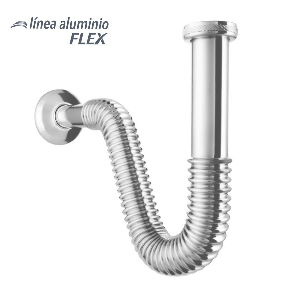 SIFONFLEX METALICO RAO 50CM ALUMINIO