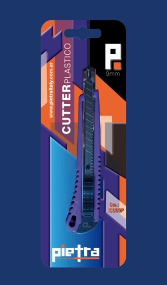 CUTTER PLASTICO 18MM PIETRA ICU18P