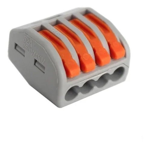 CONECTOR RAPIDO UNIPOLAR 4 POLOS PCT-214
