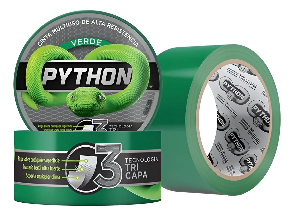CINTA PYTHON ALTA RESISTENCIA 9MTS VERDE