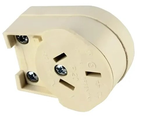 FICHA HEMBRA 10A S/LATERAL GIRATORIA MARFIL RICHI