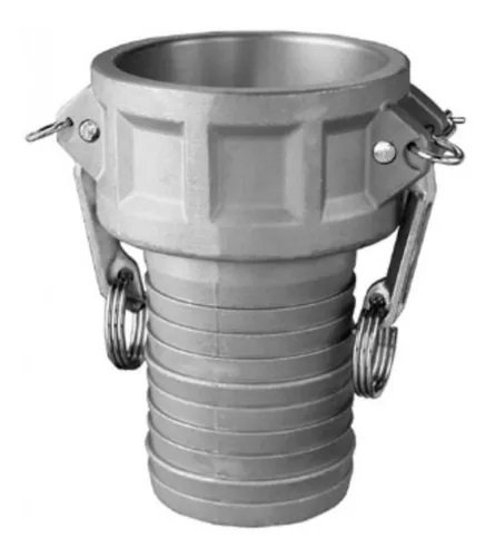 ACOPLE A ESPIGA  2 HEMBRA CON MANIJAS  ALUMINIO