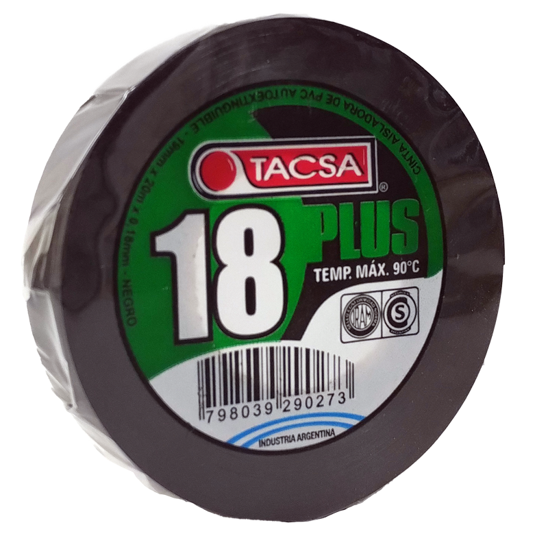 CINTA AISLADORA TACSA 19MM X 10 METROS