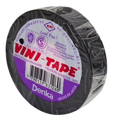 CINTA VINI-TAPE 10MTS NEGRA