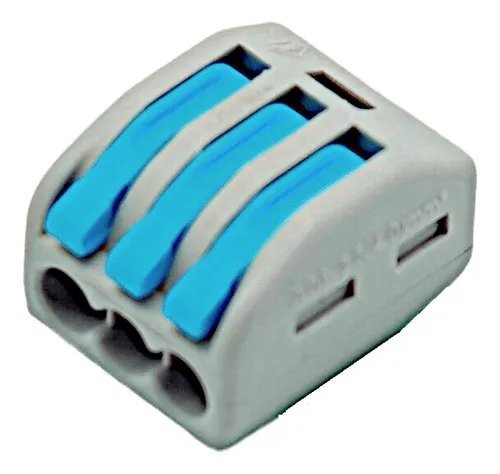 BORNERA RAPIDA 3 ENTRADAS AZUL TBCIN QCT-213