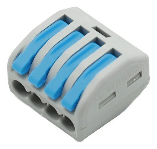 BORNERA RAPIDA 4 ENTRADAS AZUL TBCIN QCT-214