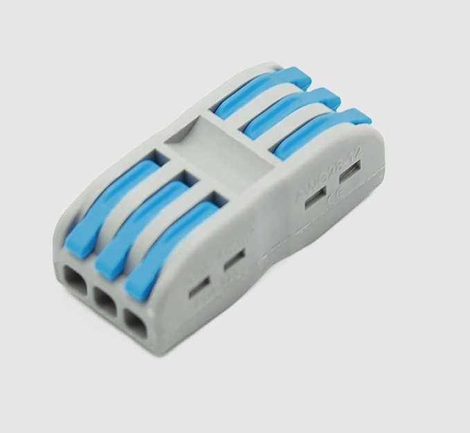BORNERA RAPIDA 3ENTRADAS/3SALIDAS AZUL TBCIN