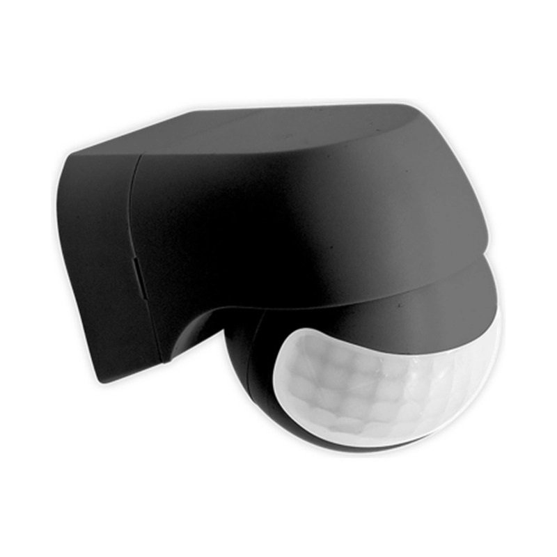 DETECTOR DE MOVIMIENTO INFRARROJO TBCIN NEGRO 180