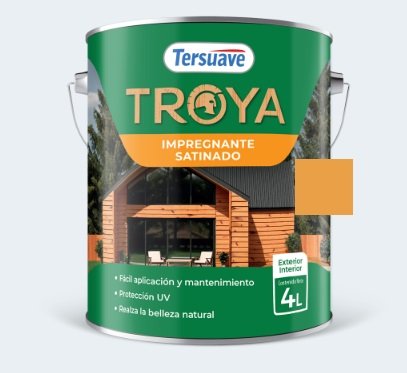 TROYA IMPREG SATIN NATURAL 1/2LTS