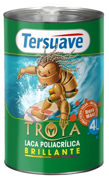 TROYA LACA POLIACRILICA BRILLANTE 1LTS