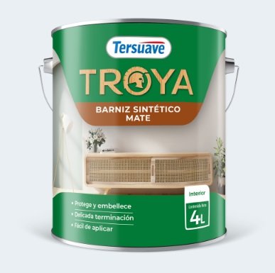 TROYA BARNIZ MATE 1/2LTS