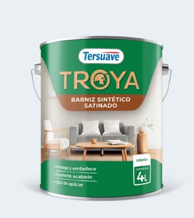 TROYA BARNIZ SATINADO 4LTS