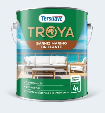 TROYA BARNIZ MARINO BRILLANTE 4LTS