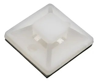 PLACA AUTOADHESIVA P/PRECINTO 28X28MM TRANSPARENTE SYPRE