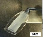 APLIQUE BOM 1 LUZ 12X12 PLATIL COD:BO-L1PL