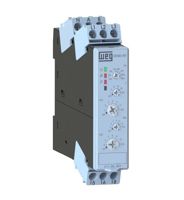 CONTROLADOR DE SECUENCIA DE FASE WEG ERWM-VM1-01D90