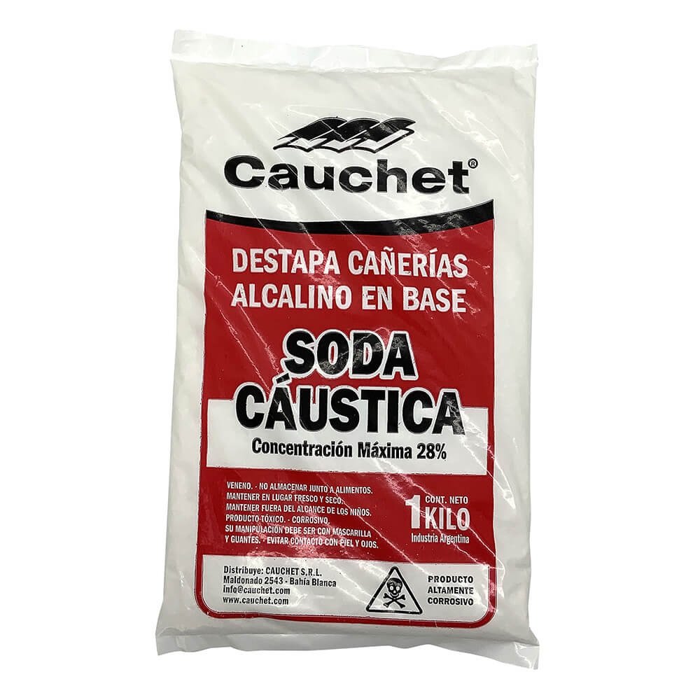 SODA CAUSTICA CAUCHET DESTAPA CAERIA  1KG