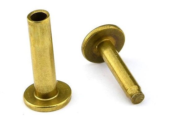 REMACHE DE BRONCE M/H PARA CUCHILLO N°4 (100 PARES)