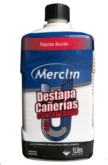 DESTAPA CAÑERIAS CONCENTRADO MERCLIN 500ML
