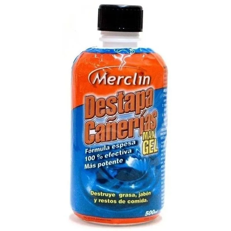DESTAPA CAERIAS MAX GEL MERCLIN  500ML