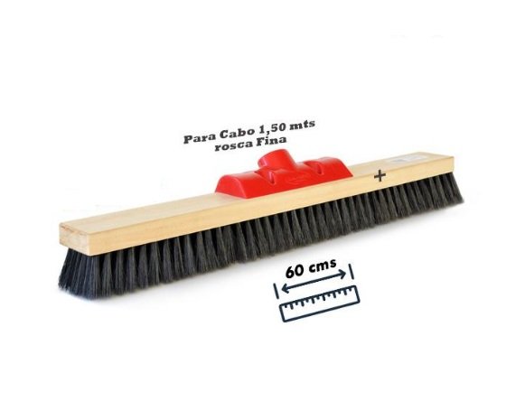 ESCOBILLON ANDEN 60CM S/CABO BASE MADERA CP250